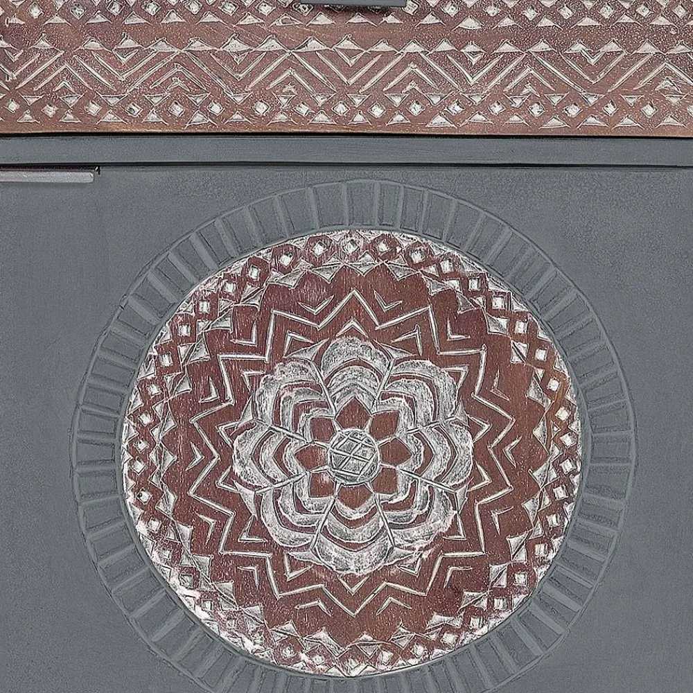 Wohnen Nachtschrank - dekorativ mit Mandala - Mesusco