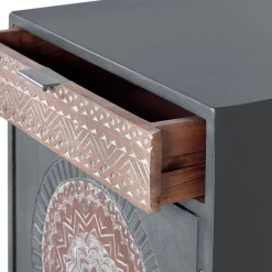 Wohnen Nachtschrank - dekorativ mit Mandala - Mesusco