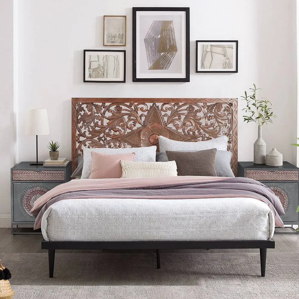 Wohnen Nachtschrank - dekorativ mit Mandala - Mesusco