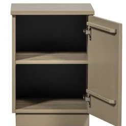 Wohnen Nachtschrank aus Kiefer in Schlammfarben - Ophra