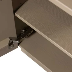 Wohnen Nachtschrank aus Kiefer in Schlammfarben - Ophra