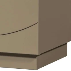 Wohnen Nachtschrank aus Kiefer in Schlammfarben - Ophra