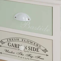 Wohnen Nachtschrank Face in Bunt