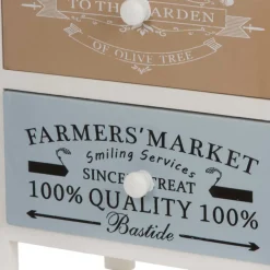 Wohnen Nachtschrank Face in Bunt