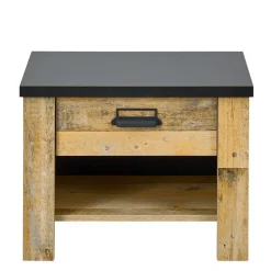 Wohnen Nachttische|Sideboards & Kommoden*Nachttisch in Altholz Optik & Anthrazit - Naiavio