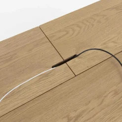 Wohnen Naturfarbener Schreibtisch im Hygge Look - Calmaro