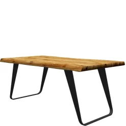 Wohnen Naturkante Esszimmertisch aus Eiche - Rain