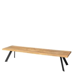 Wohnen Küchenbänke|Esszimmerbänke*Naturkanten Essbank aus Wildeiche - Piton