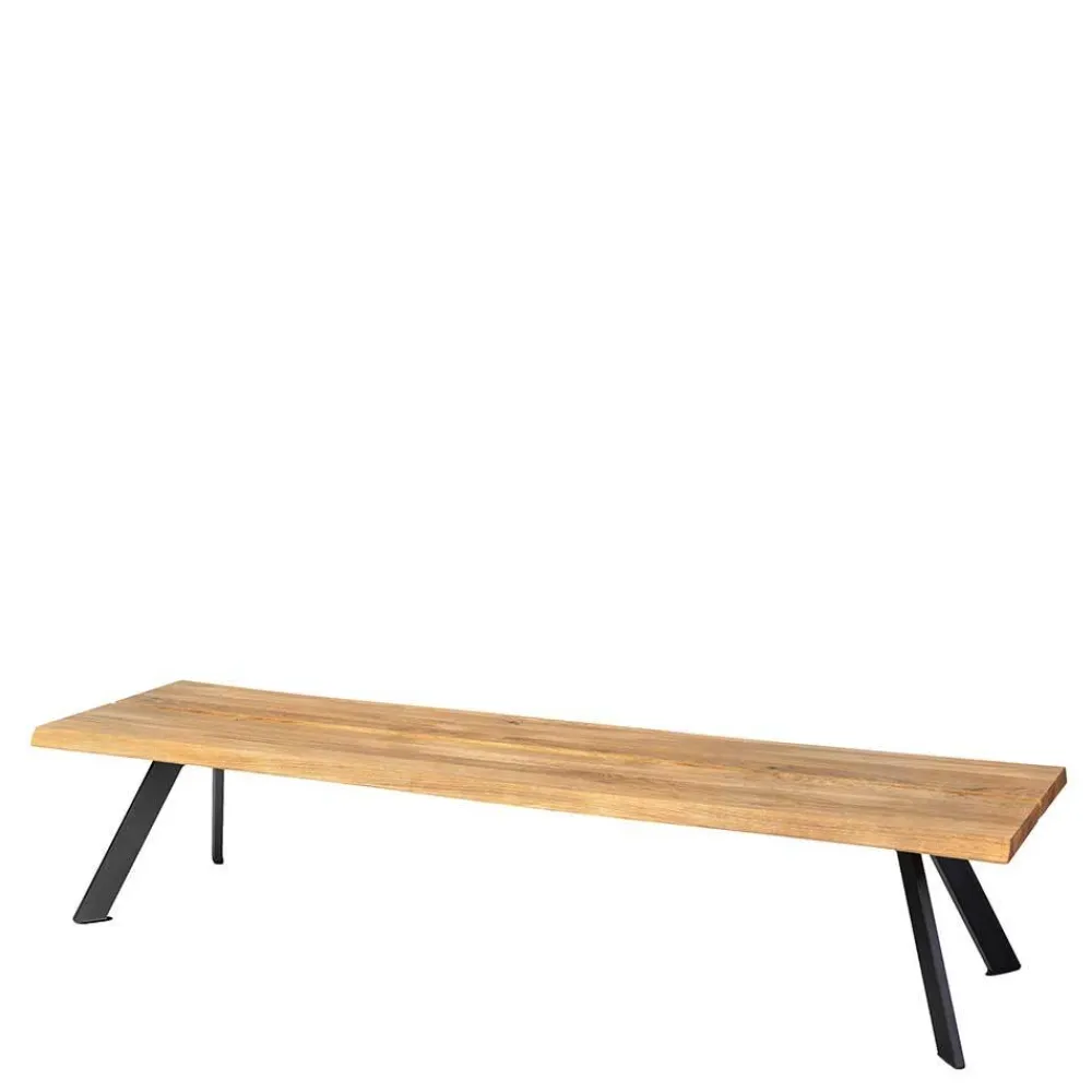 Wohnen Küchenbänke|Esszimmerbänke*Naturkanten Essbank aus Wildeiche - Piton