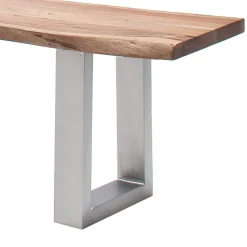 Wohnen Naturkanten Esstisch-Bank in Akazie Natur - Fixum