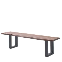 Wohnen Naturkanten Küchenbank in Walnuss Akazienholz - Ubratum