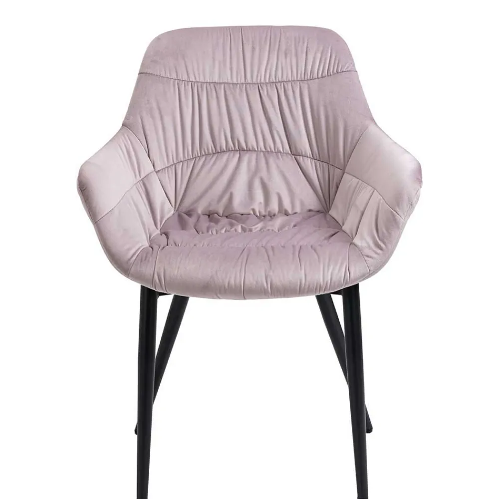 Wohnen Naturkantentisch und Armlehnenstühle - Norian (fünfteilig)