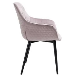 Wohnen Naturkantentisch und Armlehnenstühle - Norian (fünfteilig)