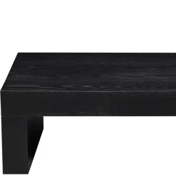 Wohnen Asiatische Möbel*Niedriger Japandi Wohnzimmertisch in Schwarz - Milana