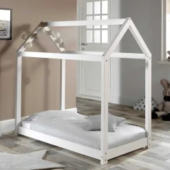 Kinder Wohnen Niedriges Kinderbett als Haus - Elzias