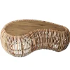Wohnen Nieren Couchtisch Stalinos aus Rattan
