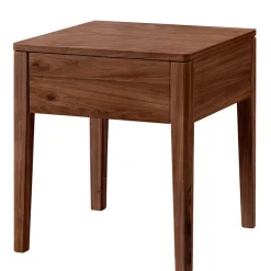 Wohnen Braune Möbel*Nussbaum Bett mit extravagantem Kopfteil - Astosa