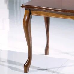 Wohnen Nussbaum Furnier Beistelltisch Luvretto italienisches Design