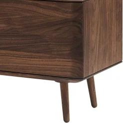 Wohnen Nussbaum TV Board in Natur geölt - Rivossa