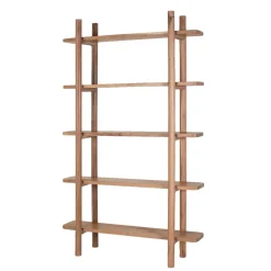 Wohnen Wohnzimmer-Regale|Büro-Raumteiler*Offenes Bücherregal aus Akazienholz - Kerbea