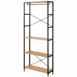 Wohnen Diele Komplett|Garderoben*Offenes Garderobenregal mit Kleiderstange - Pepper