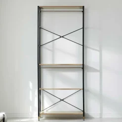 Wohnen Diele Komplett|Garderoben*Offenes Garderobenregal mit Kleiderstange - Pepper