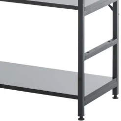 Wohnen Loft Möbel|Industrial Möbel*Offenes Industrial Style Regal in Schwarz - Keuna