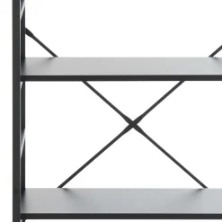 Wohnen Loft Möbel|Industrial Möbel*Offenes Industrial Style Regal in Schwarz - Keuna