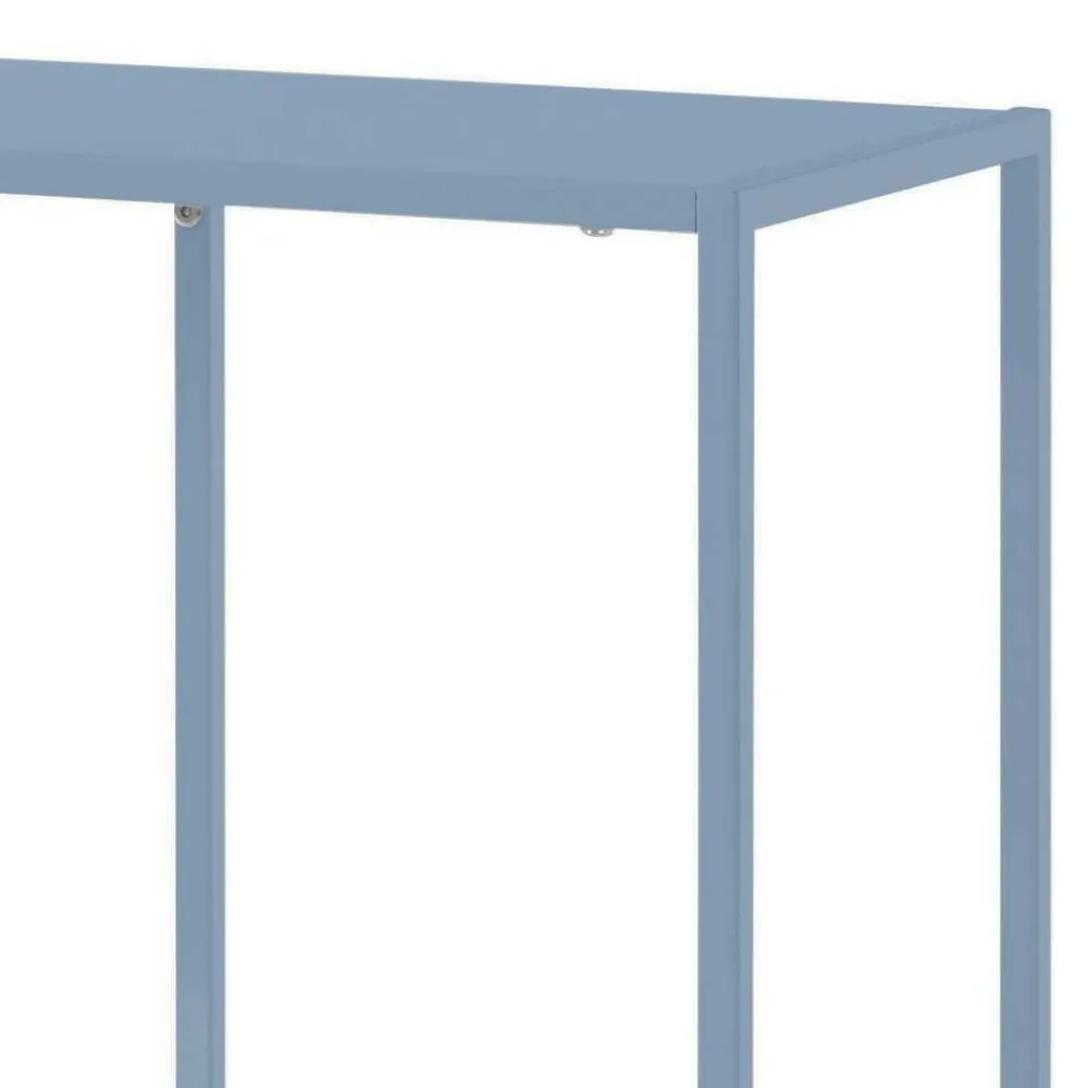 Wohnen Offenes Metallregal in Blau Petrol - Filax