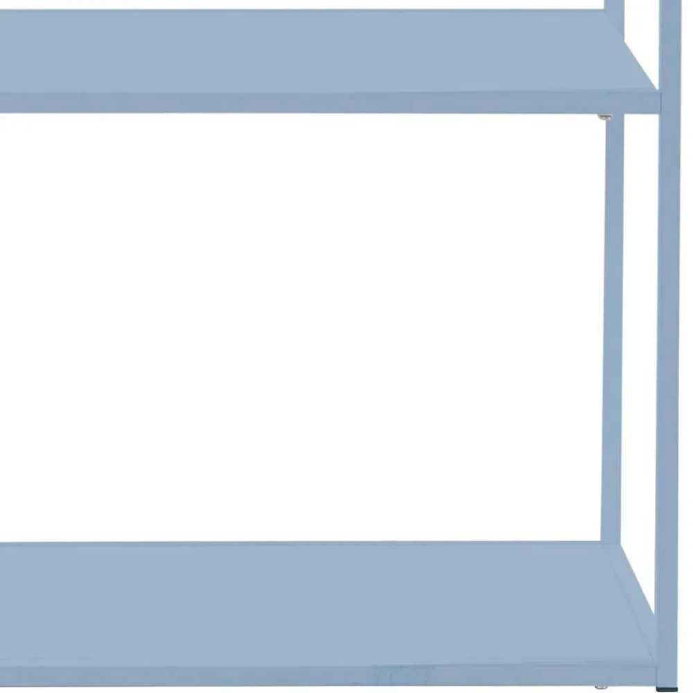 Wohnen Offenes Metallregal in Blau Petrol - Filax