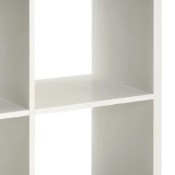 Wohnen Wohnzimmer-Regale|Esszimmerregale*Offenes Regal Clarence in Weiß Grau