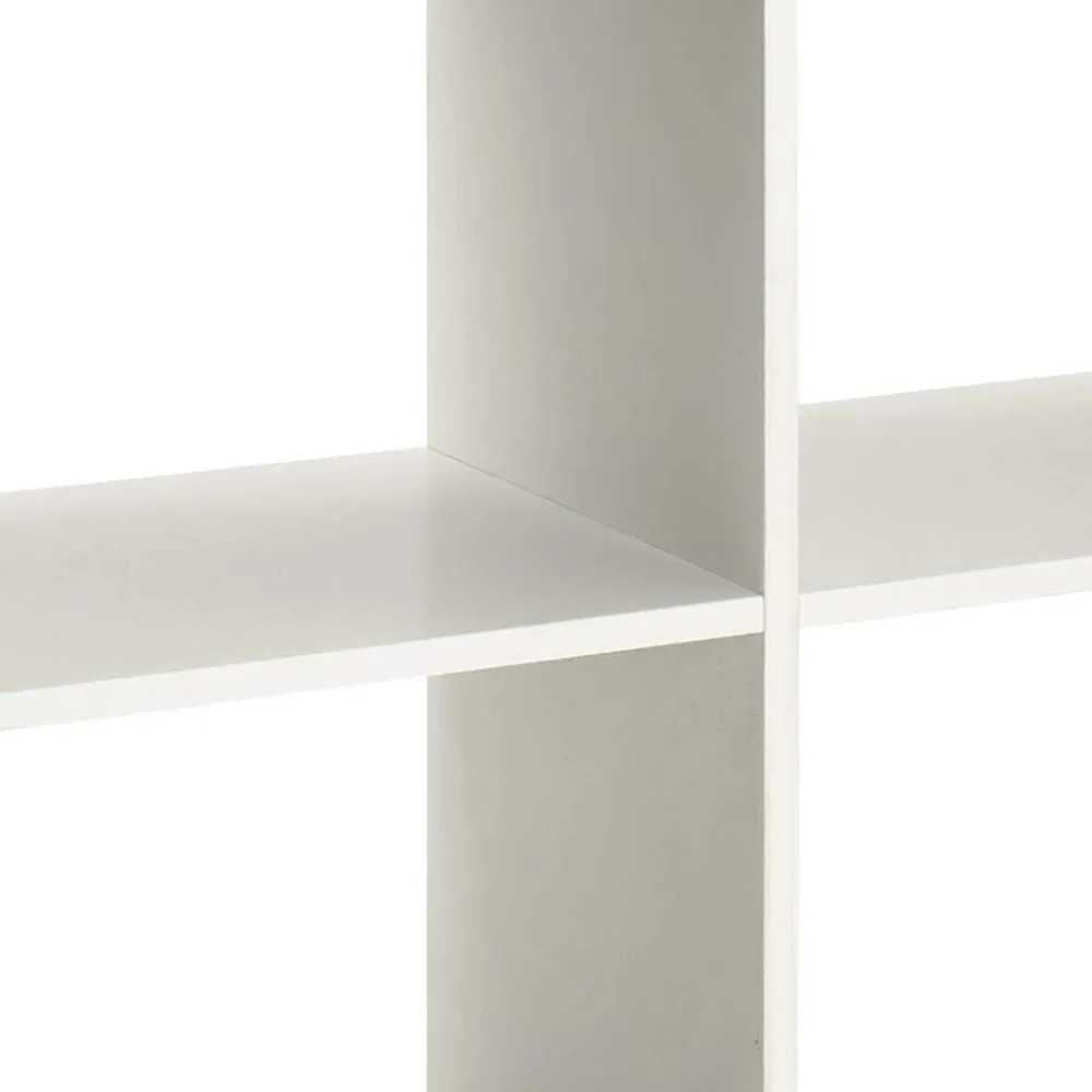 Wohnen Wohnzimmer-Regale|Esszimmerregale*Offenes Regal Clarence in Weiß Grau
