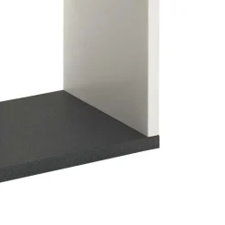 Wohnen Wohnzimmer-Regale|Esszimmerregale*Offenes Regal Clarence in Weiß Grau