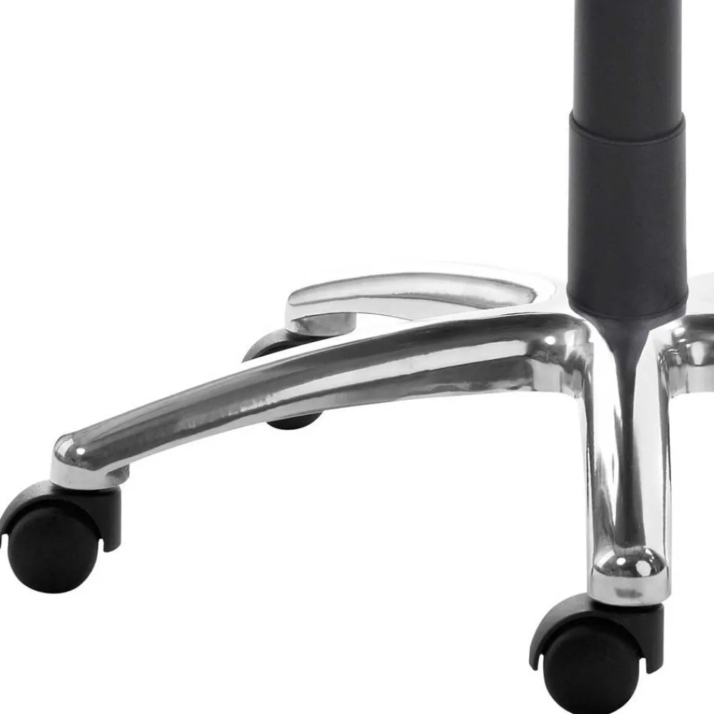 Wohnen Office Drehstuhl in Blau Kunstleder - Marocana