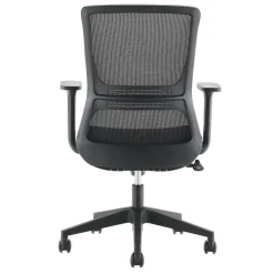 Wohnen Schwarze Möbel|Bürostühle*Office Drehstuhl mit Armlehnen - Selavia