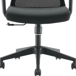 Wohnen Schwarze Möbel|Bürostühle*Office Drehstuhl mit Armlehnen - Selavia