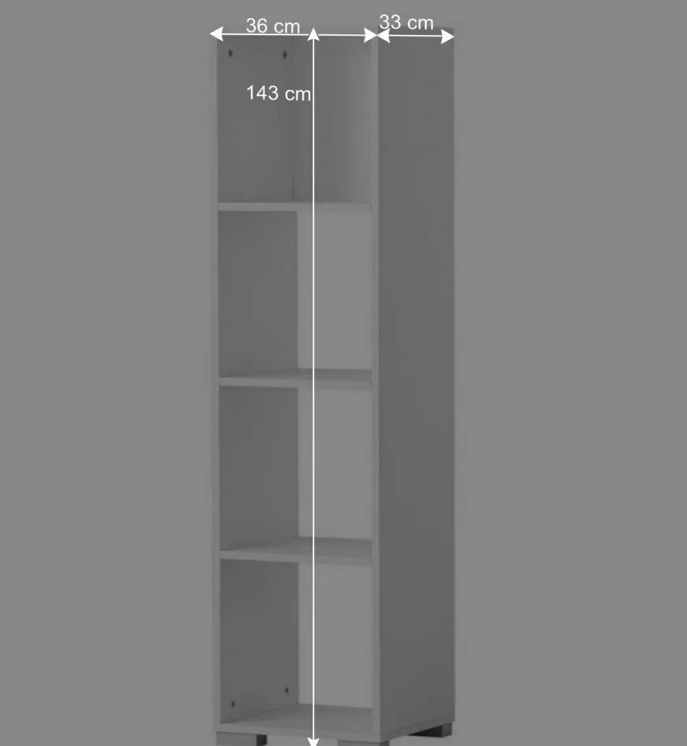 Wohnen Esszimmerregale|Regale*Office Ordnerregal mit vier offenen Fächern - Mercy