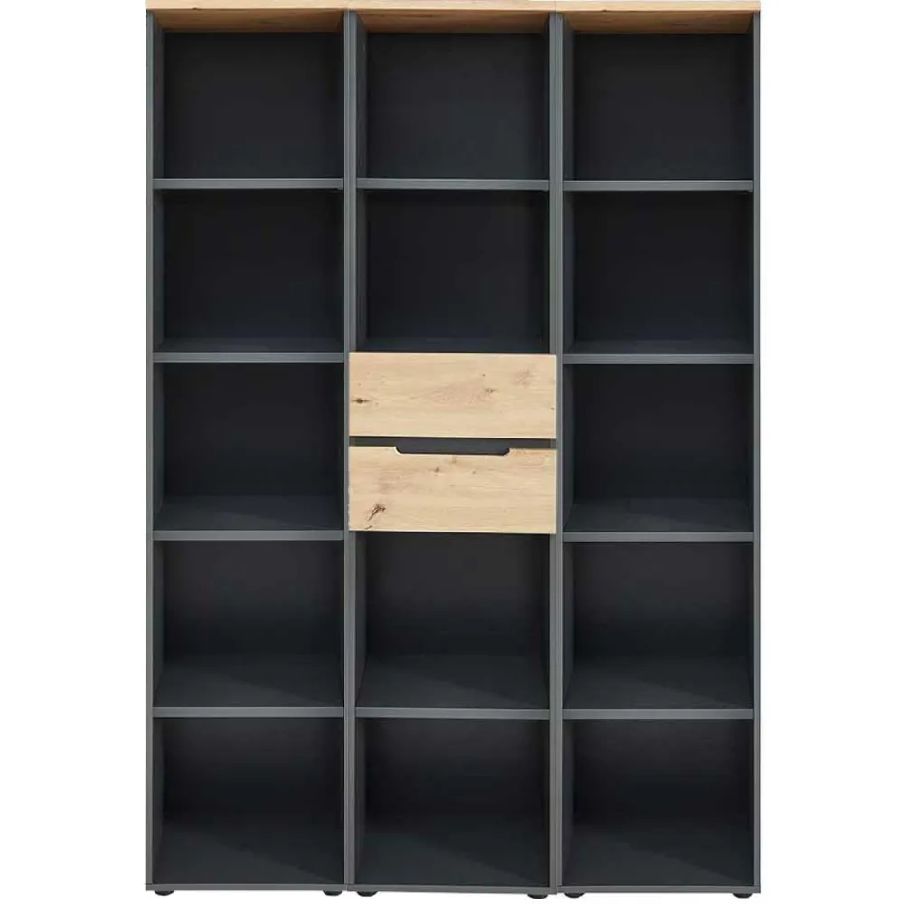 Wohnen Regale|Esszimmerregale*Office Regale Set - Kuetra (dreiteilig)