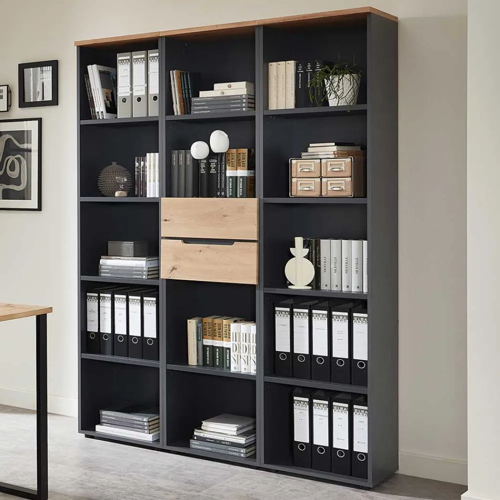 Wohnen Regale|Esszimmerregale*Office Regale Set - Kuetra (dreiteilig)