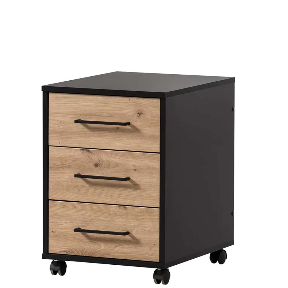 Wohnen Office Rollcontainer mit drei Schubladen - Evasilica
