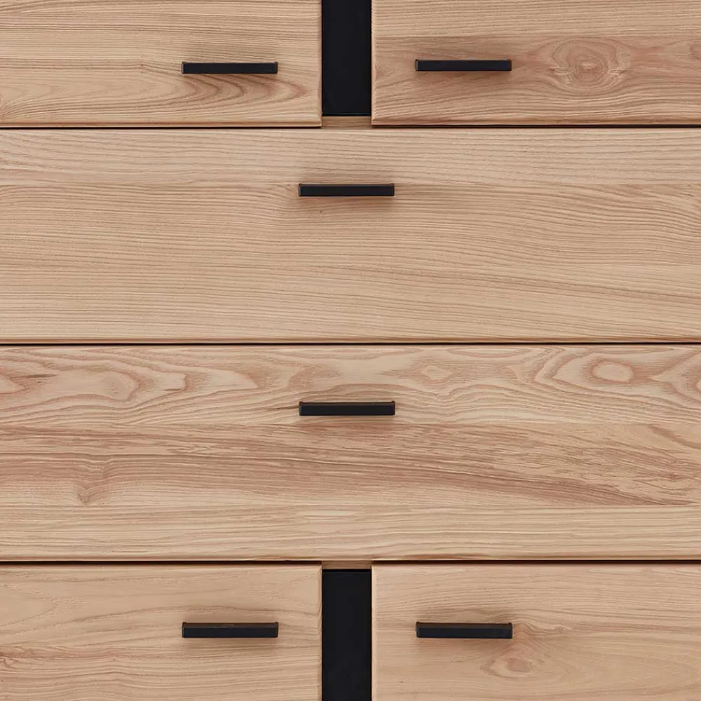 Wohnen Büroschränke*Office Schrank mit vier Türen mit zwei Schubladen - Emly