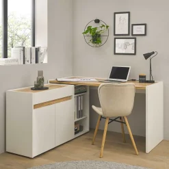 Wohnen Office Schreibtisch & Regal & Kommode - Nonessia (dreiteilig)