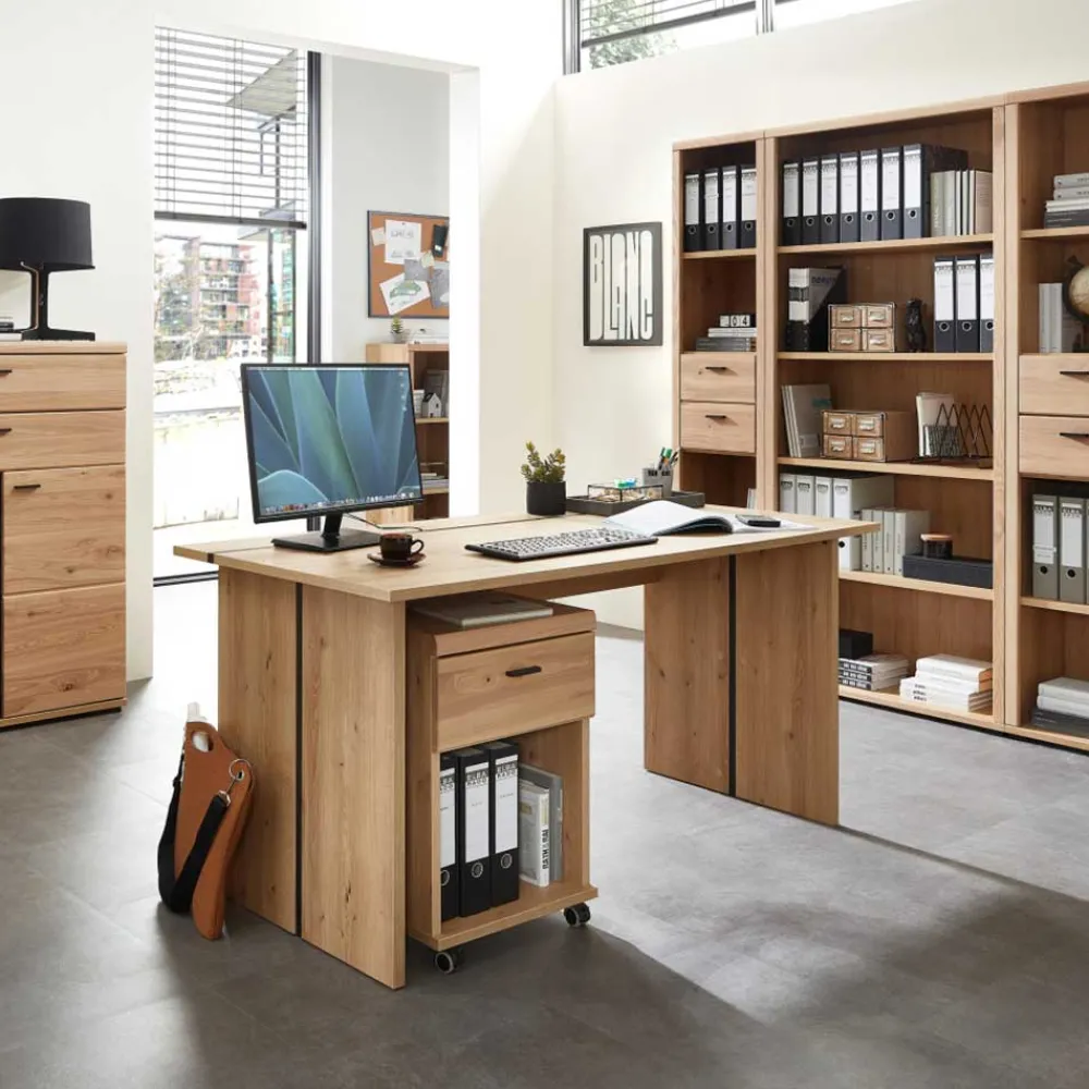 Wohnen Office Schreibtisch 160x77x77 cm - Emly