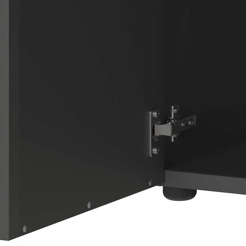 Wohnen Büroschränke*Office Vertiko in Dunkelgrau - Espnoz