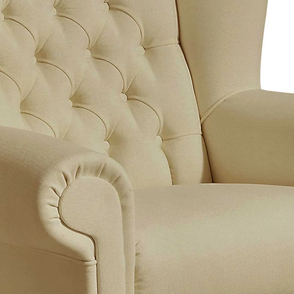 Wohnen Ohrenbackensessel im Chesterfield Look - Horizonte