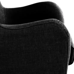 Wohnen Ohrenbackensessel in Schwarz Stoffbezug - Grazy