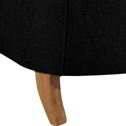 Wohnen Ohrenbackensessel in Schwarz Stoffbezug - Grazy