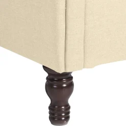 Wohnen Ohrensessel in Beige und Nussbaum - Fakt