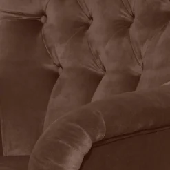 Wohnen Ohrensessel in Braun und Buche Natur - Emirello