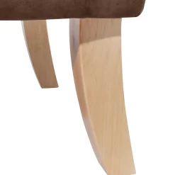 Wohnen Ohrensessel in Braun und Buche Natur - Emirello